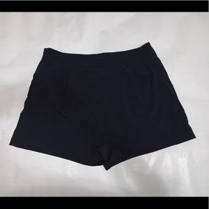 High-Waisted Chiffon Shorts